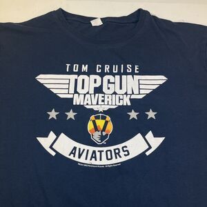 TOP GUN MAVERICK TOM CRUISE MOVIE LAS VEGAS AVIATORS AAA BASEBALL T SHIRT Sz XL